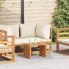 Garden Side Table Brown 19.69 x 12.80 x 13.78 in
