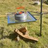 Rotating Campfire Grill,Fire Pit Grill,Heavy Duty Steel Grill,360Â° Adjustable Open Fire Outdoor Cooking Equipment