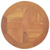 Table Top Solid Teak Wood Round 1" 15.7"