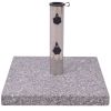 Parasol Base Grey Granite 15.7 x 15.7 x 1.9 in