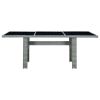 Garden Table Light grey, black