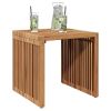 Garden Side Table Brown 17.72 x 16.73 x 17.72 in