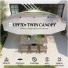 Outdoor sun umbrella, terrace umbrella, courtyard umbrella, dark gray