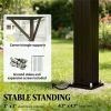 Pavilions, canopies, sunshades, brown