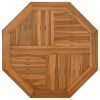 Table Top 31.5"x31.5"x1" Octagonal Solid Wood Teak