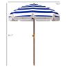 Outdoor beach umbrella / Sun Umbrella (Swiship-Ship)(Prohibited by WalMart)