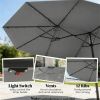 Garden Umbrella, Sunshade Umbrella, Terrace Umbrella, Courtyard Umbrella, Gray