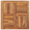 Table Top Teak Solid teak wood 27.6 x 27.6 in Durable Table Top