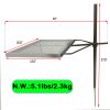 Rotating Campfire Grill,Fire Pit Grill,Heavy Duty Steel Grill,360Â° Adjustable Open Fire Outdoor Cooking Equipment